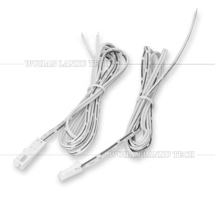 Custom 2 Pin Dupont TJC8 Male Female Connector Terminal Wire Cable for LED Strip Cabinet