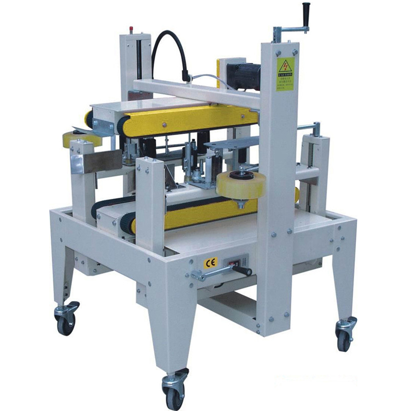 CE ISO semi automatic case sealer Folding Lid carton taping machine