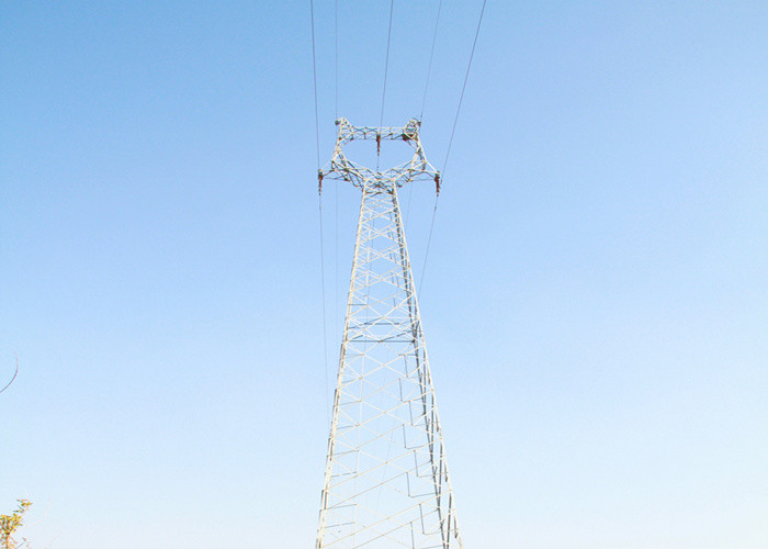 Hot DIP Galvanized Electric Transmission Tower Angle Metal Latticed Tower