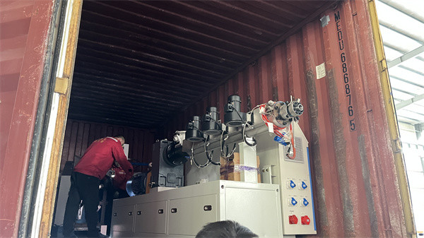 Corrugated Tube Extrusion Line Flexible HDPE Plastic Corrugated Pipe Extrusion Machine