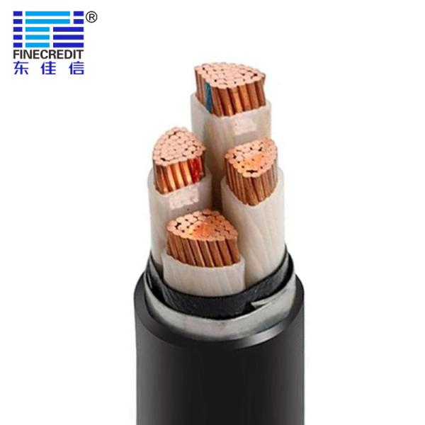 YJY YJV Low Smoke Halogen Free Cable PVC Sheath Copper Electrical Wires 3×95+1