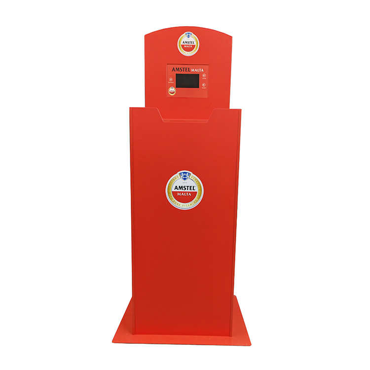 Customized Wine Display Stand Automatic Vertical Vendor Beverage Dispenser Stand