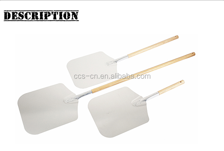 12''*14''*36'' Square Wood Handle Metal Pizza Shovel 91cm Aluminum Pizza Peel