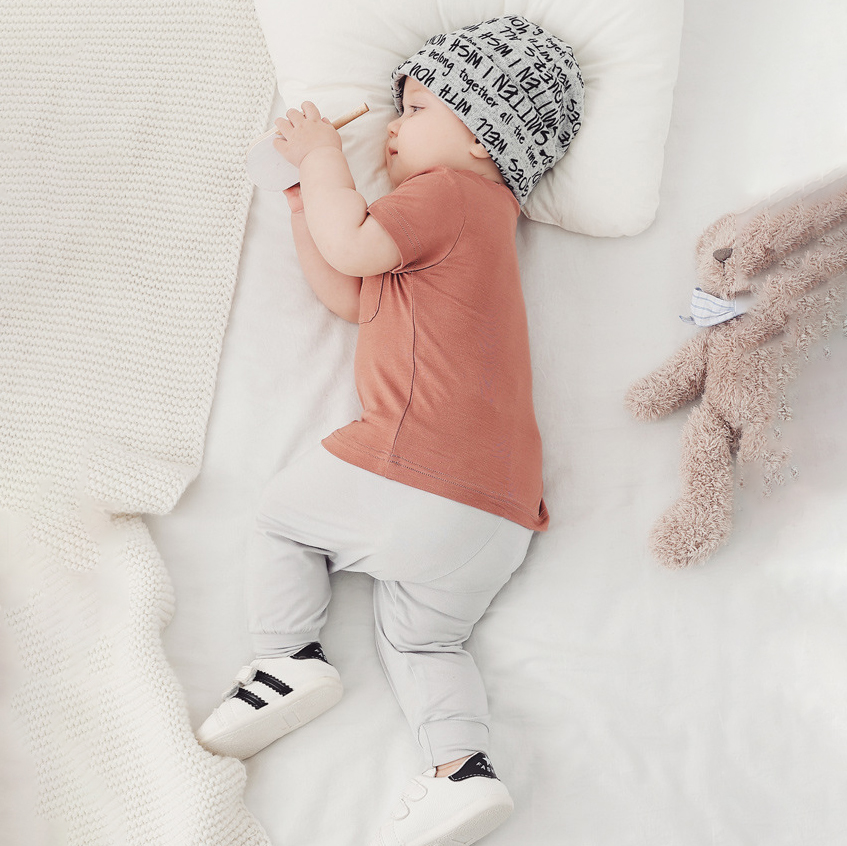 2023 spring and summer infant clothes bamboo baby trousers baby wear leggings pants