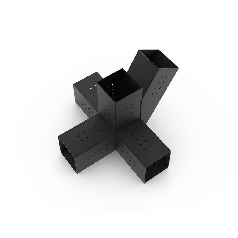 Customized Metal 3-Way Extension Corner Bracket for Wood Beams Gazebo Pergola Kit
