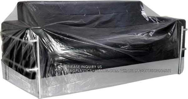 Large Furniture Cover Poly Storage Bag Heavy Duty Sofa Slipover For Moving Long