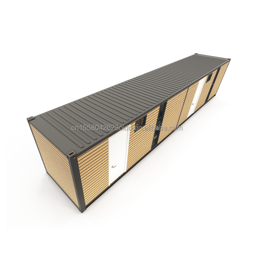 Mobile Shipping Container with 4 Bedroom Residential Mini Lounge Wall 50/75/100mm Wave Sandwich Panel