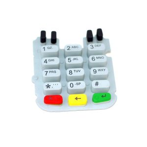 Silicone Rubber POS Machine Keyboard For Verifone