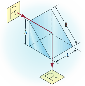 Custom Optical Glass Prism 45 Degree Right Angle Prism For Laser