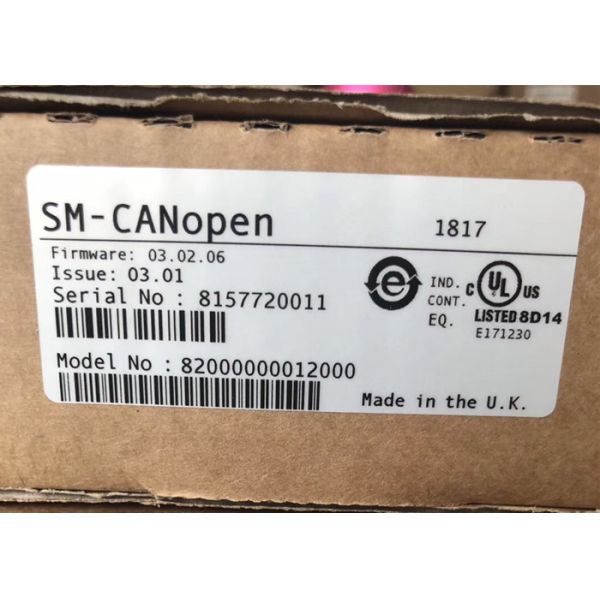 China Nidec Control Techniques SM-CANOPEN Communications 82000000012000 Option Module interface on sale China Nidec Control Techniques SM-CANOPEN Communications 82000000012000 Option Module interface on sale