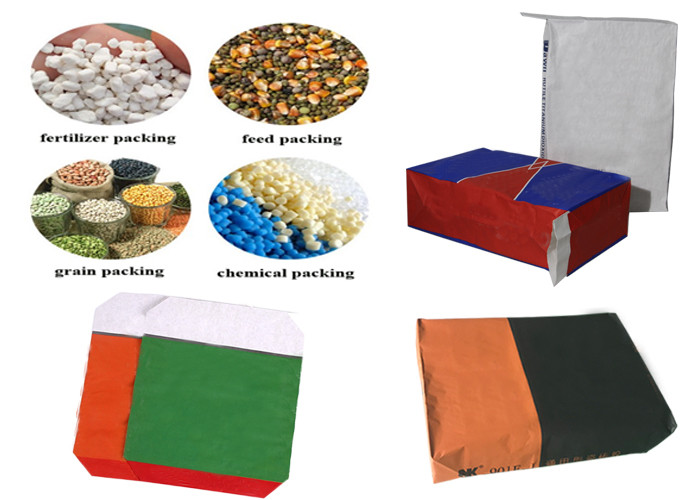 Customized Logo 25kg Multi Wall Paper Sacks Kraft Valve Cement Packaging Bags 50kg