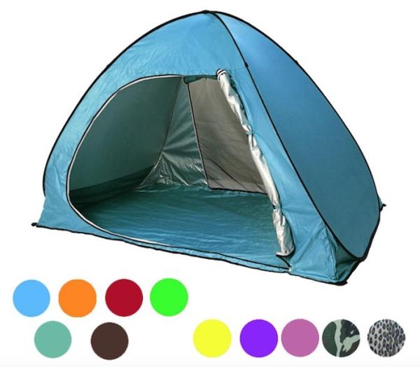 165*200*130cm 2-Person Outdoor Camping Tent Blue Waterproof UV Resistant 190T