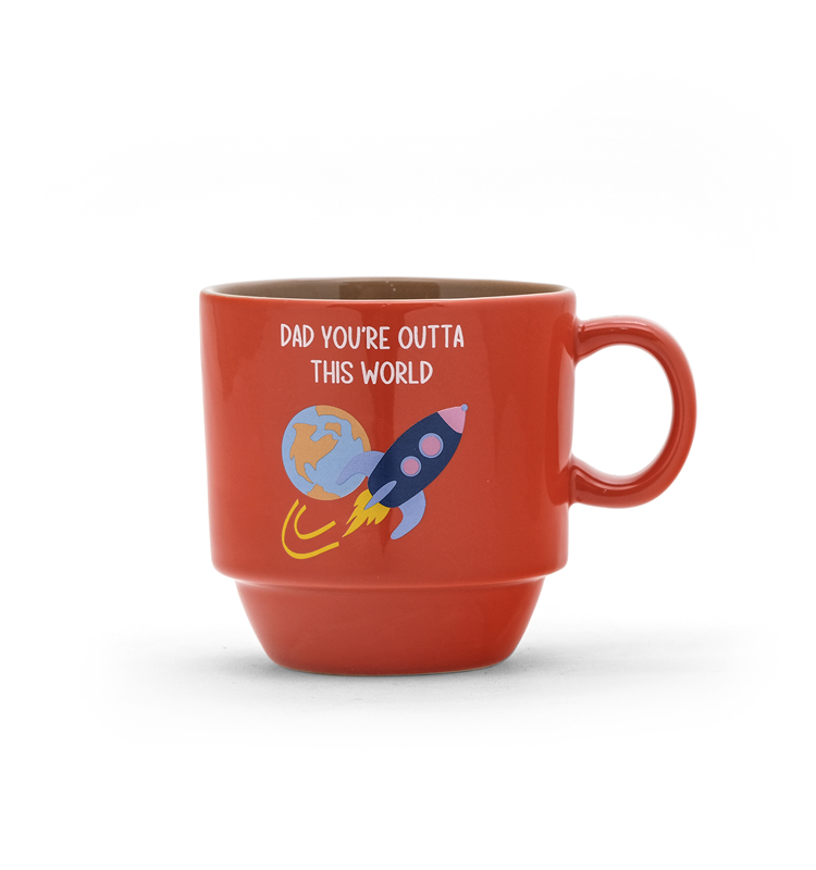 14OZ Customized Dad Mugs Ceramic Mug With Gift Set Best Gift for father's day