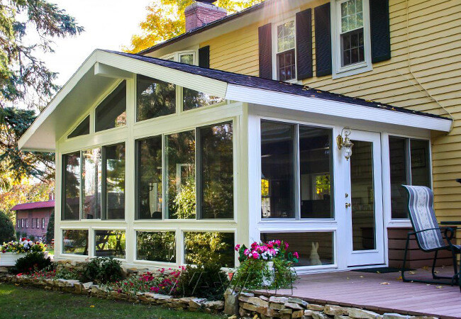 Aluminium Glass Solarium And Conservatory Environment Friendly Design