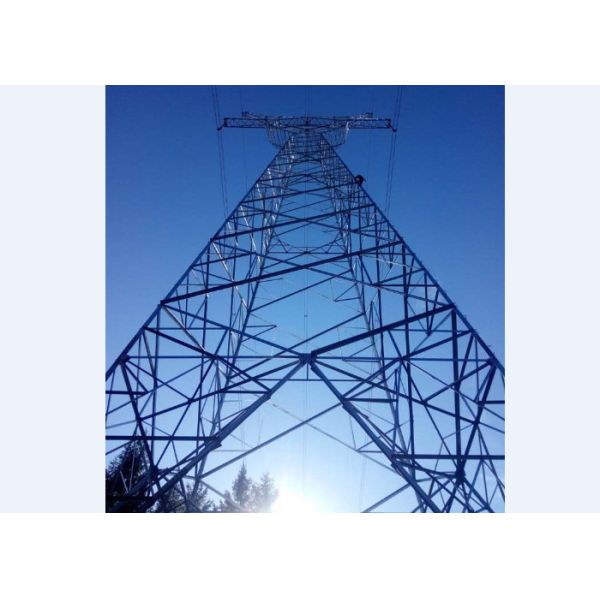  220KV Power Transmission Line Tower Customized Load And Wind Speed Manufactures