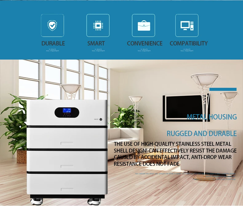Home Solar Power Single Phase Three Phase All In One Energy Storage Lithium Ion Batteries