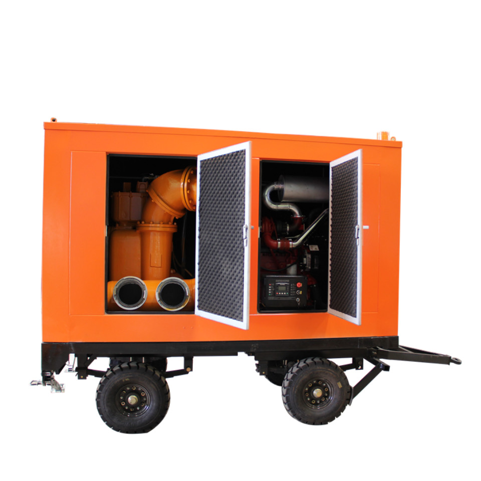 Emergency Mobile Type Diesel Drainage Pump Truck 110V Mechanical Seal