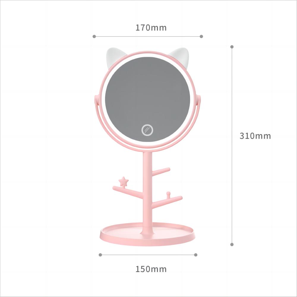 Introducing the Perfect Addition to Your Dressing Area Our LED Light Cosmetic Mirror