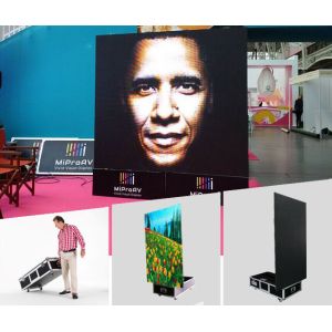 High Definition P3.9 Foldable Led Screens , Digital Remote Led Video Wall