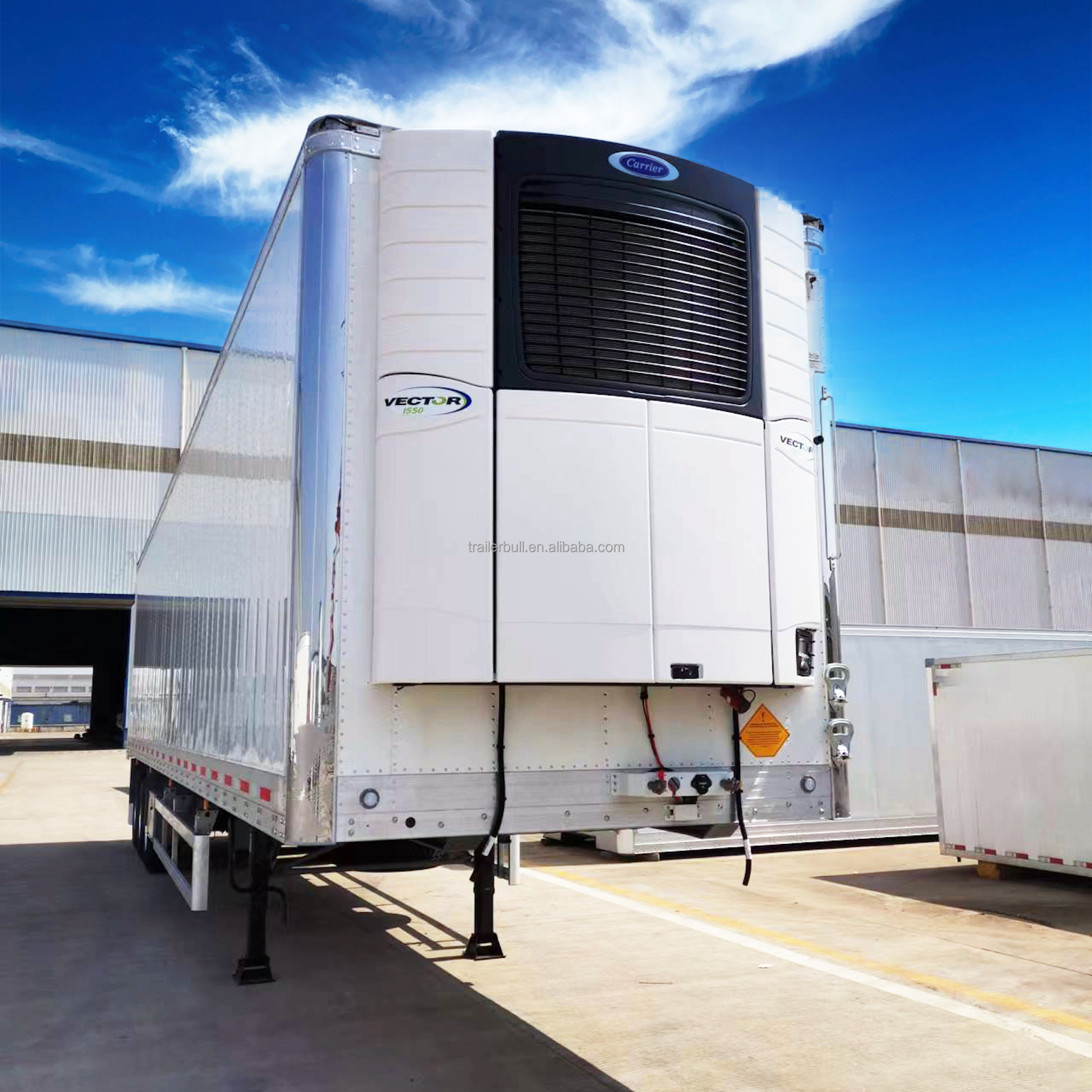 Aluminum Composite Sandwich Insulation Walls 45FT Reefer Semi-Trailer for America Market