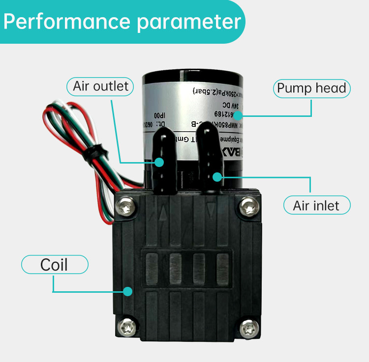 Factory Direct Micro Diaphragm Air Pump Mute Vacuum Pump