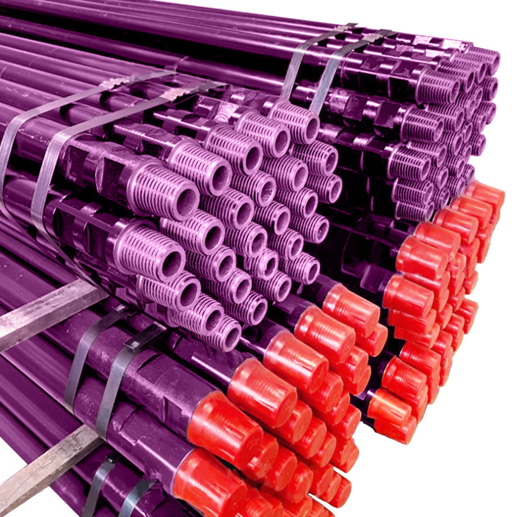 Nitriding Treatment 8mm Drill Rod 2meters DTH Drilling Pipe Water Hardening Drill Rod