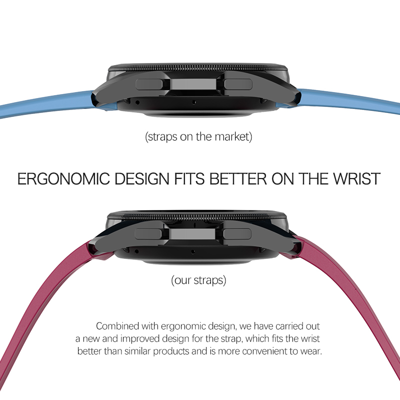 20mm Band Width Magnetic Buckle Watch Strap for Samsung Watch Series 5 Smartwatch Band