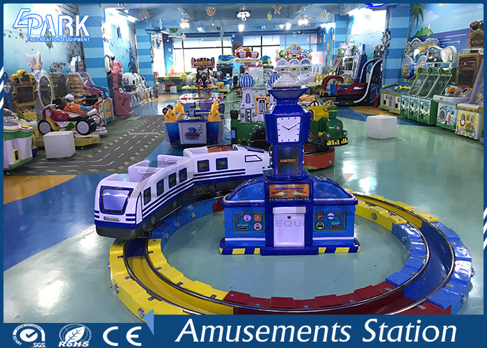Coin Pusher Kiddy Ride Machine Ride On Train With Track