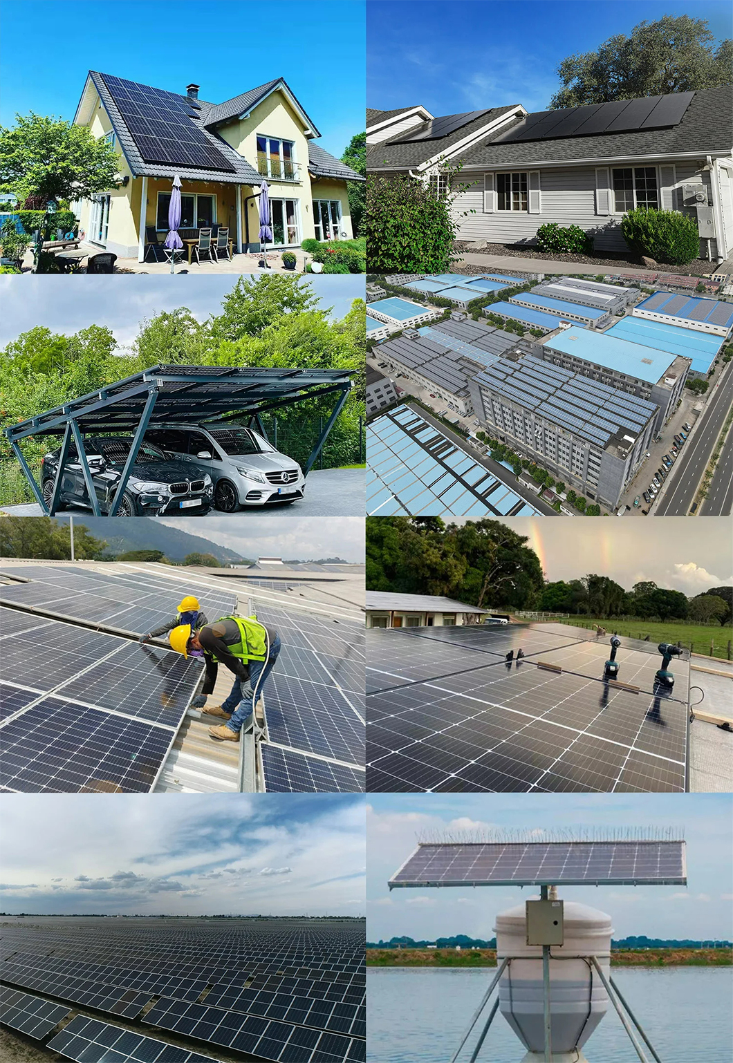 Off-Grid Living Solar Panels with Half Cell Technology 280W 550W