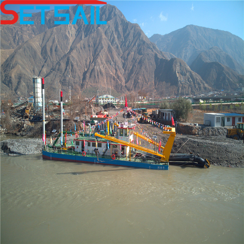 Electric Power Cutter Suction Dredging Equipment with Underwater Pump