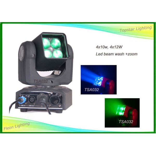 Square Dj Matrix Led Beam Moving Head 4x10w 4x12w 80w 4 Eyes Mini Moving Head