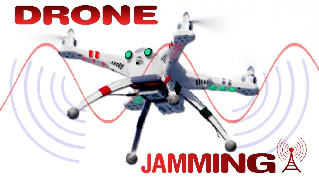 6-Antennas Waterproof Outdoor Fixed Anti-Drone Signal Jammer with Tripod Standing