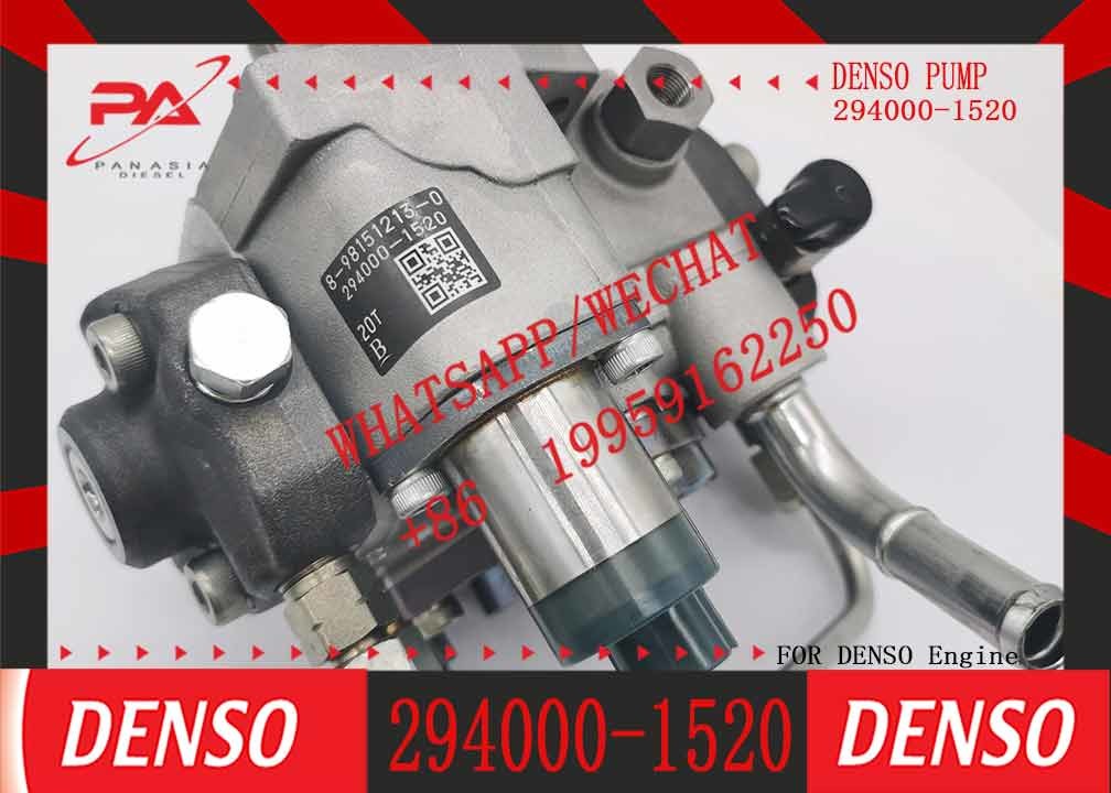Diesel Common Rail Injection Pump 294000-1520 294000-1521 8-98151213-1 For ISUZU 4JK1