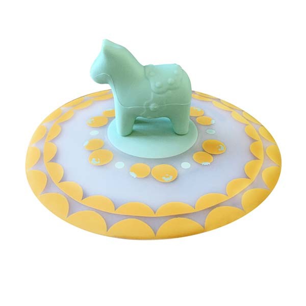 Creative Cartoon Silicone Cup Lid Leak Proof And Dustproof Ceramic Tea Cup Water Cup Lid Sealed And Fresh Keeping Lid