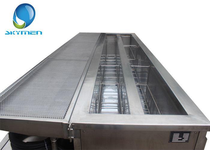 160L Ultrasonic Blind Curtain Cleaner 1800W 28/40KHz With Drain Holder / Rinsing Tank