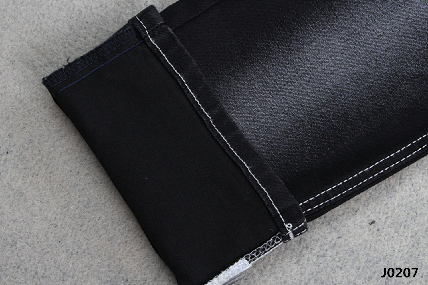 75% Cotton Super Stretch Black Denim Legging Skinny Jeans Fabric