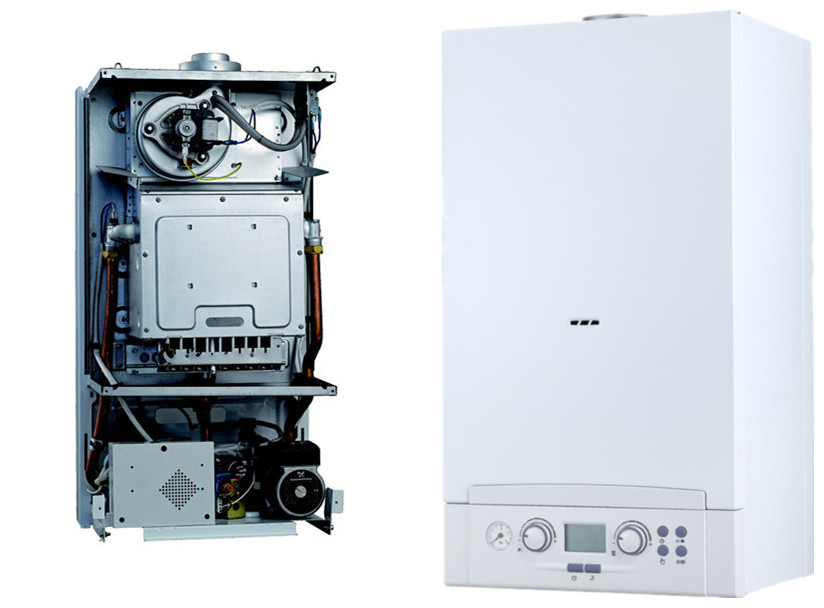 Home 20KW Wall Hung Gas Boiler Hot Water Heater Remote Controlled