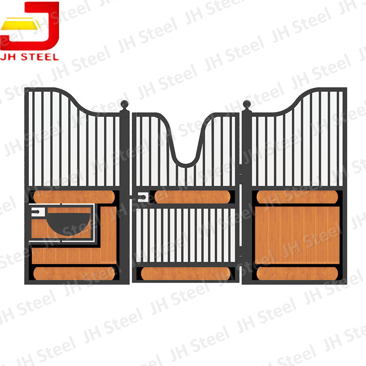 Portable Royal Select Horse Wash Stalls , beautiful Priefert Stall Fronts