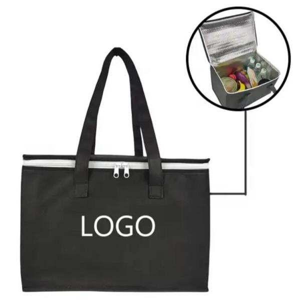 Insulated Lunch Picnic Cooler Bag Water-Resistant Cool Bag Heavy Duty Reusable