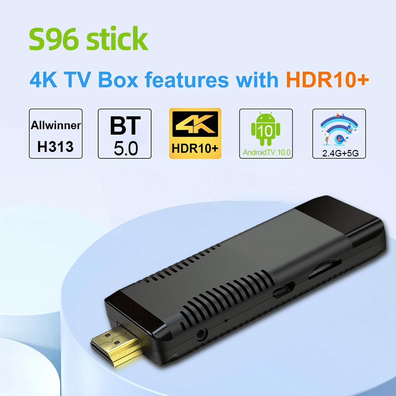 S96 Android TV Stick 4k Streaming Stick Customized For Lifitime