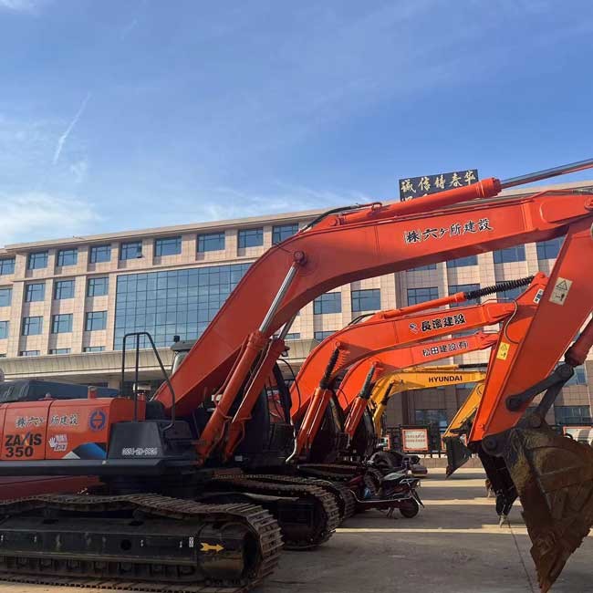 Used Heavy Machinery ZX350 35Tons Original HItachi Large Used Excavator