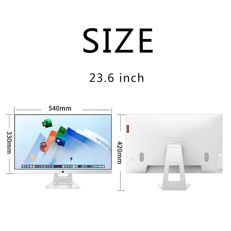 Vertical Viewing Angle Of 178° 27" Curved I7 Desktop All In One PC For Home Office