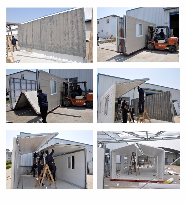 Prefab Mobile Homes With Laminate Floor / Colorbond Roofing / PVC Wall Cladding
