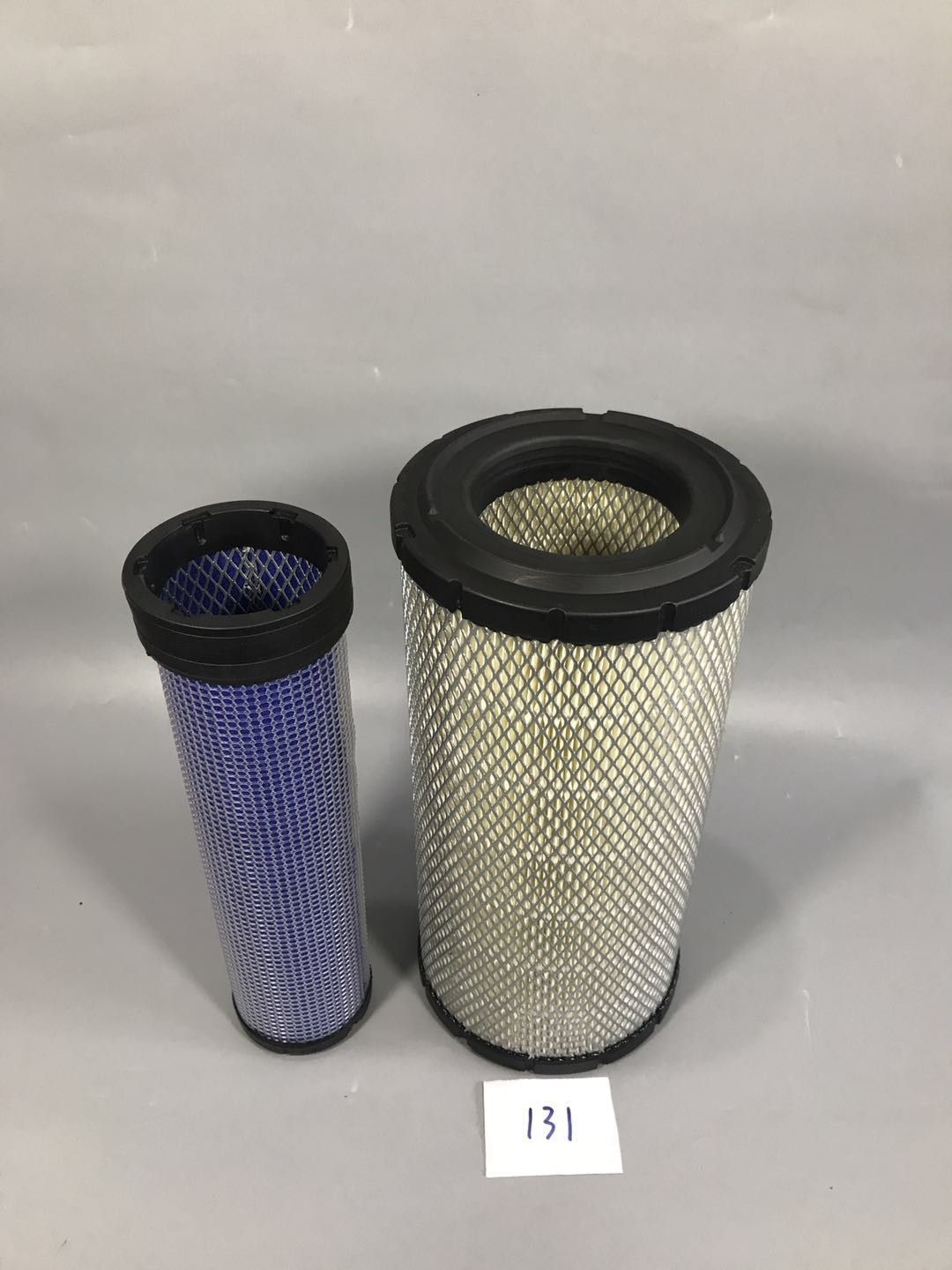 Plastic Material Air Filter Assembly , Heavy Excavator External Air Filter Housing YANMAR 4TNV94 98 Engine Suitable