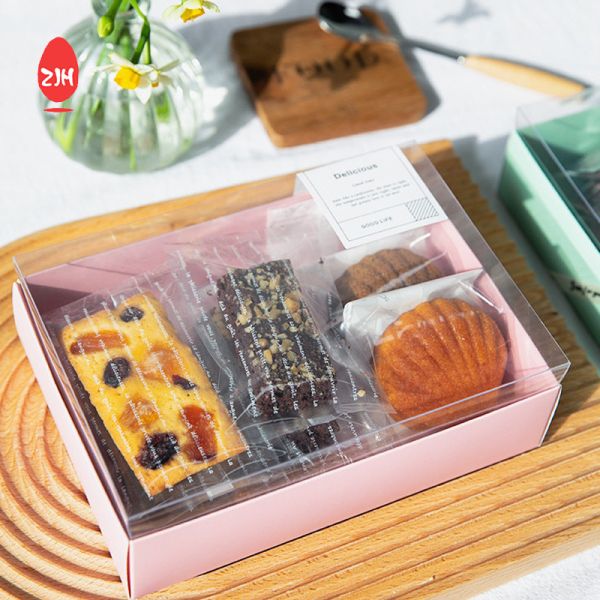 Quality Recyclable Macaron Biscuits Box Packaging Cake Chocolate Box for sale