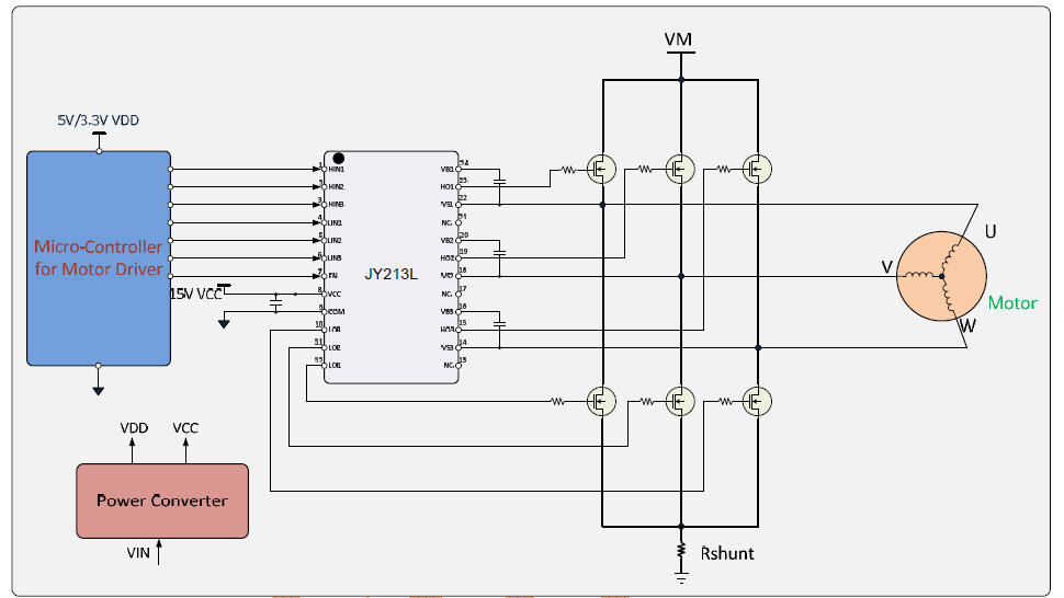 JY213L High Speed Gate Driver For Power MOSFET And IGBT Devices