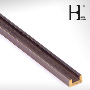 China Polishing CuPb3Zn39 High Tensile Metal U Shaped Channel 8FT Long on sale