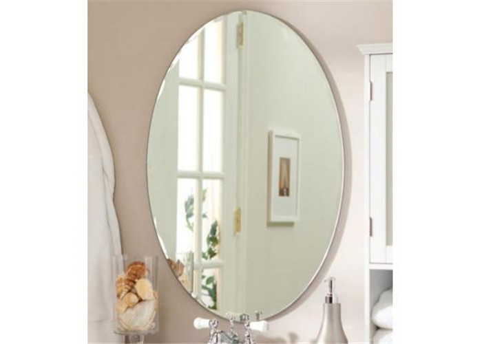5 mm Thickness Custom Size Mirror Glass , Waterproof Coating Thin Mirror Glass