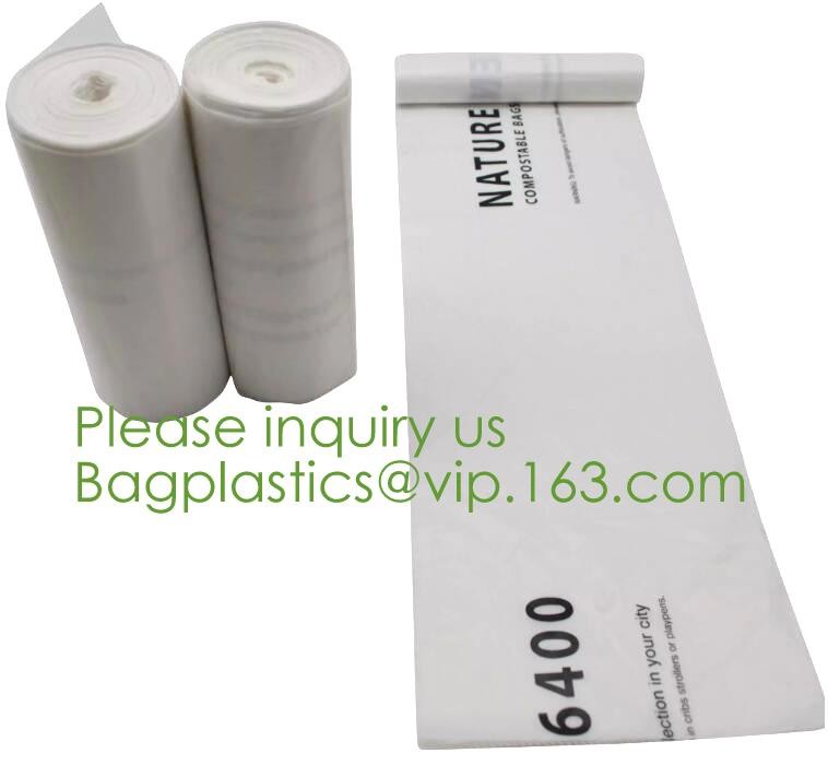 Eco friendly Compostable Biodegradable commercial bags,100% Environment Friendly Compostable Cornstarch Garbage Bags pac