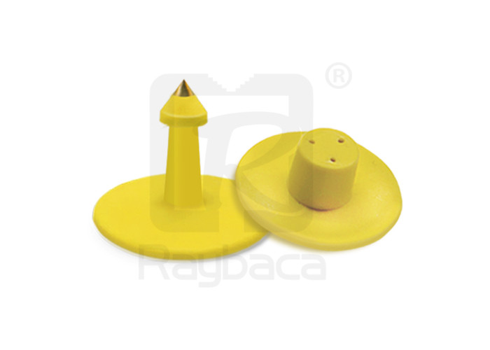 30mm Diameter Livestock Ear Tags For Animal Identification With Laser Printed Number